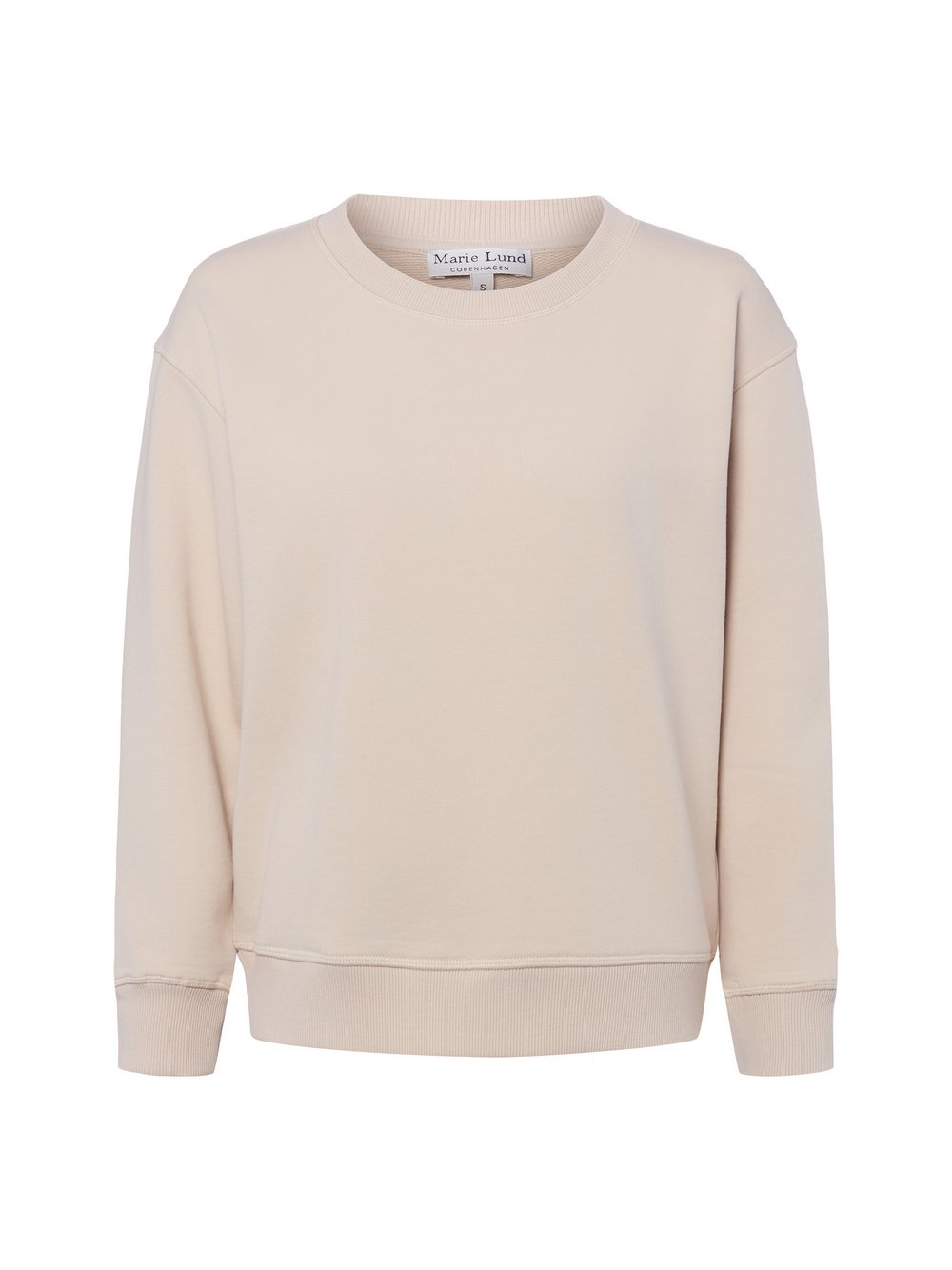 Marie Lund Sweatshirt Damen Baumwolle beige, S