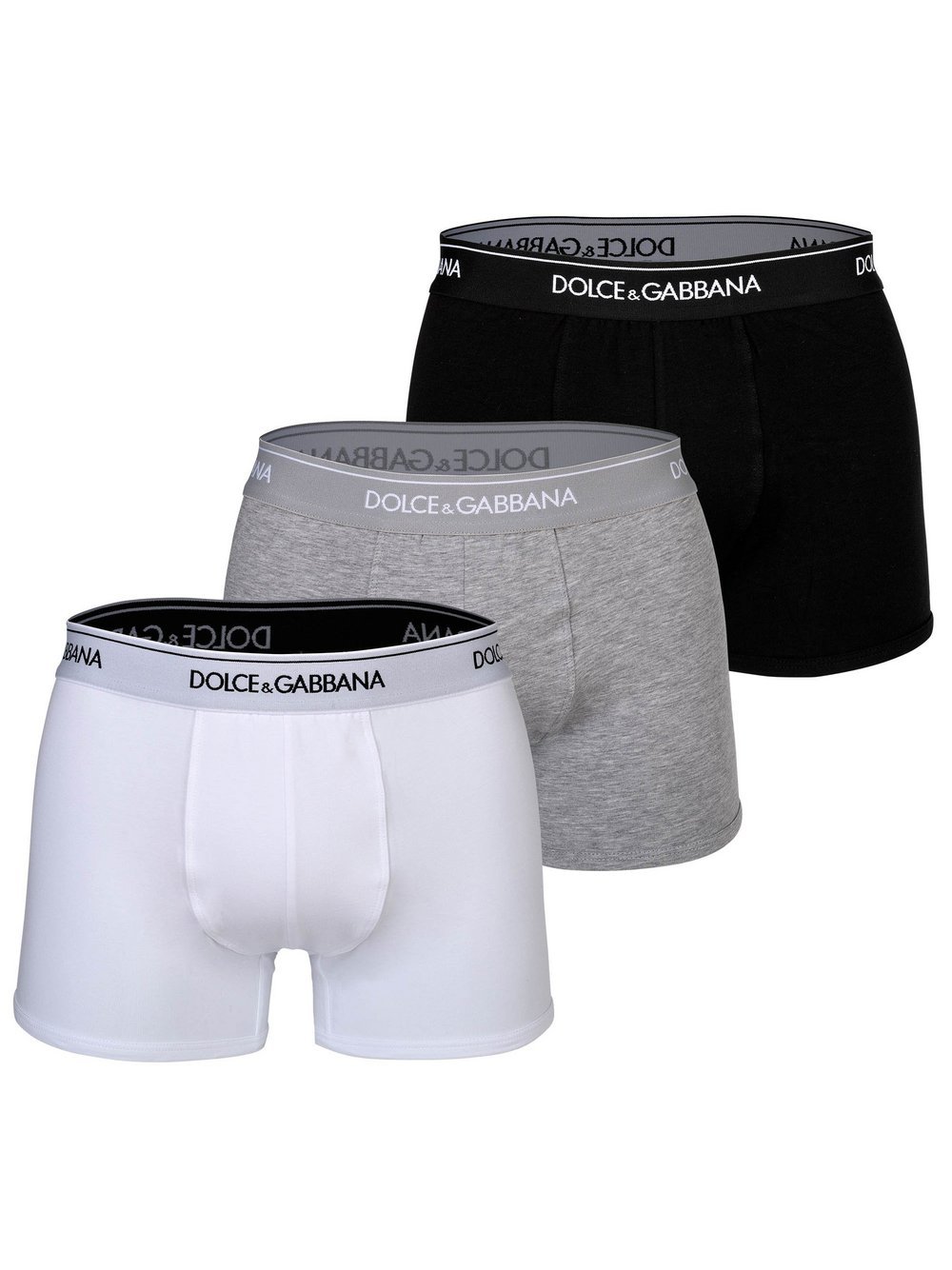 Dolce & Gabbana Boxershort 3er Pack Herren Baumwolle mehrfarbig, XL