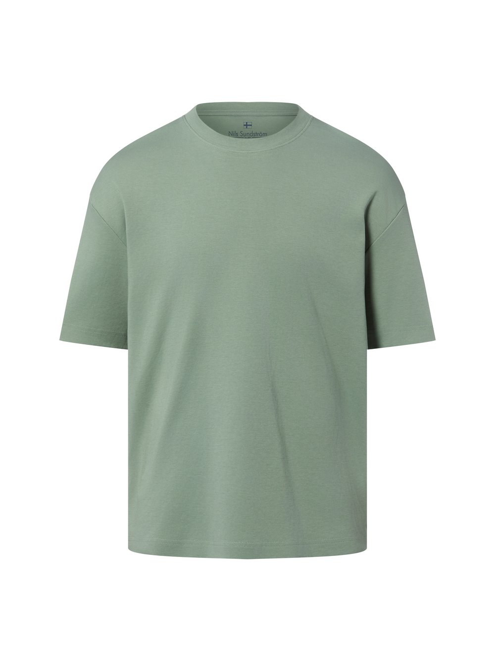 Nils Sundström T-Shirt Herren Baumwolle grün, L