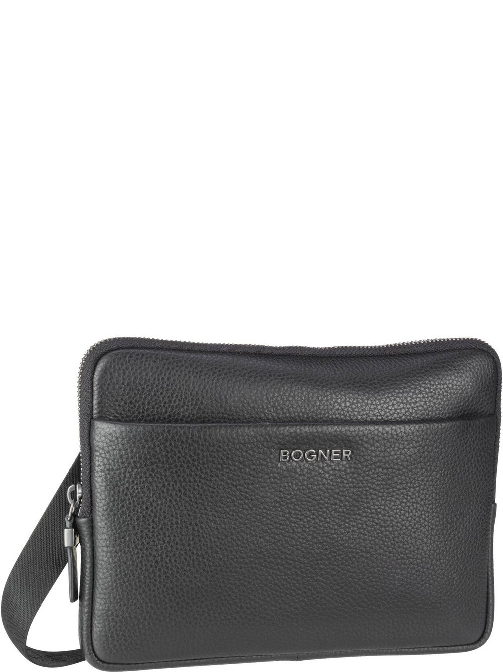 Bogner Accessoires Umhängetasche Herren Leder schwarz, ONE SIZE