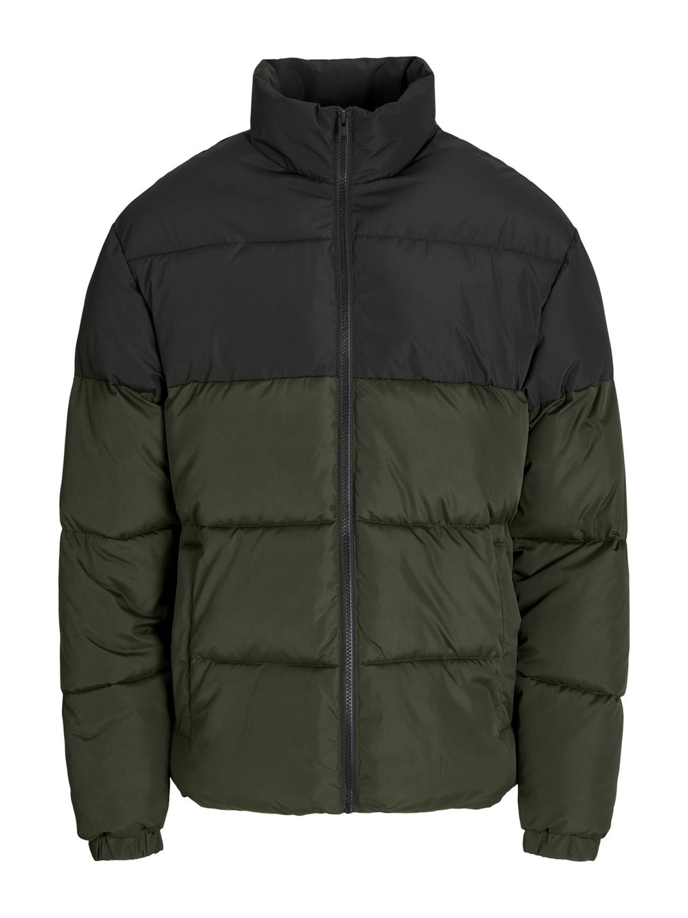 Thumbnail - Jack & Jones Jacke Herren grün gestreift, XXL