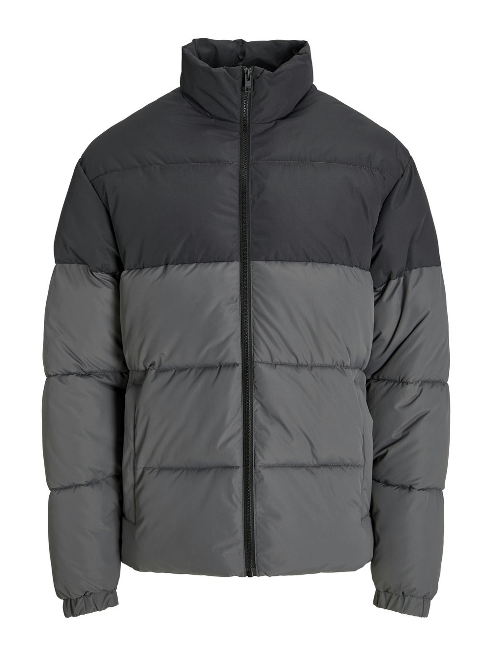 Thumbnail - Jack & Jones Jacke Herren grau gestreift, S