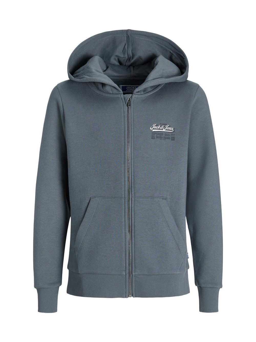 Thumbnail - Jack & Jones Junior Jacke Jungen Baumwolle grau, 164