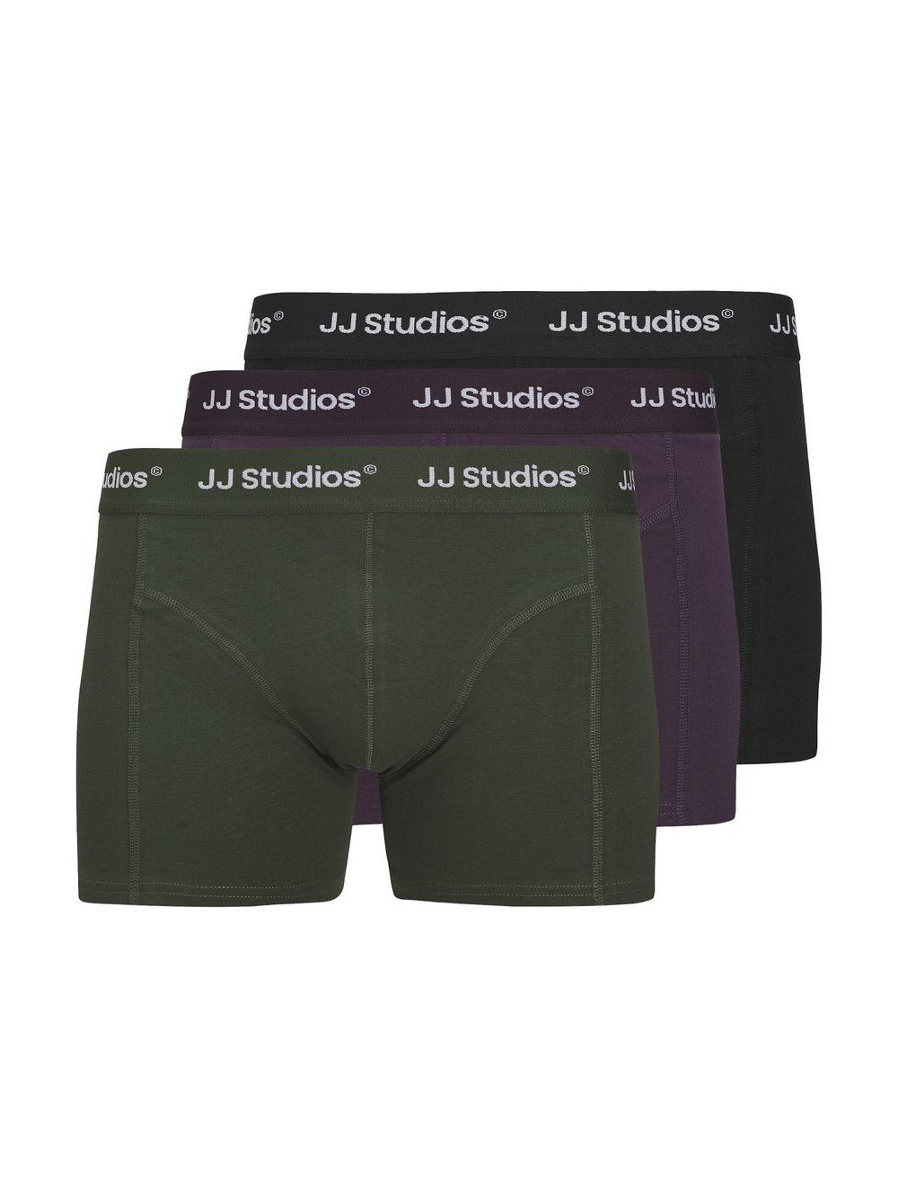 Thumbnail - Jack & Jones Junior Boxershorts Jungen Baumwolle grün, 176