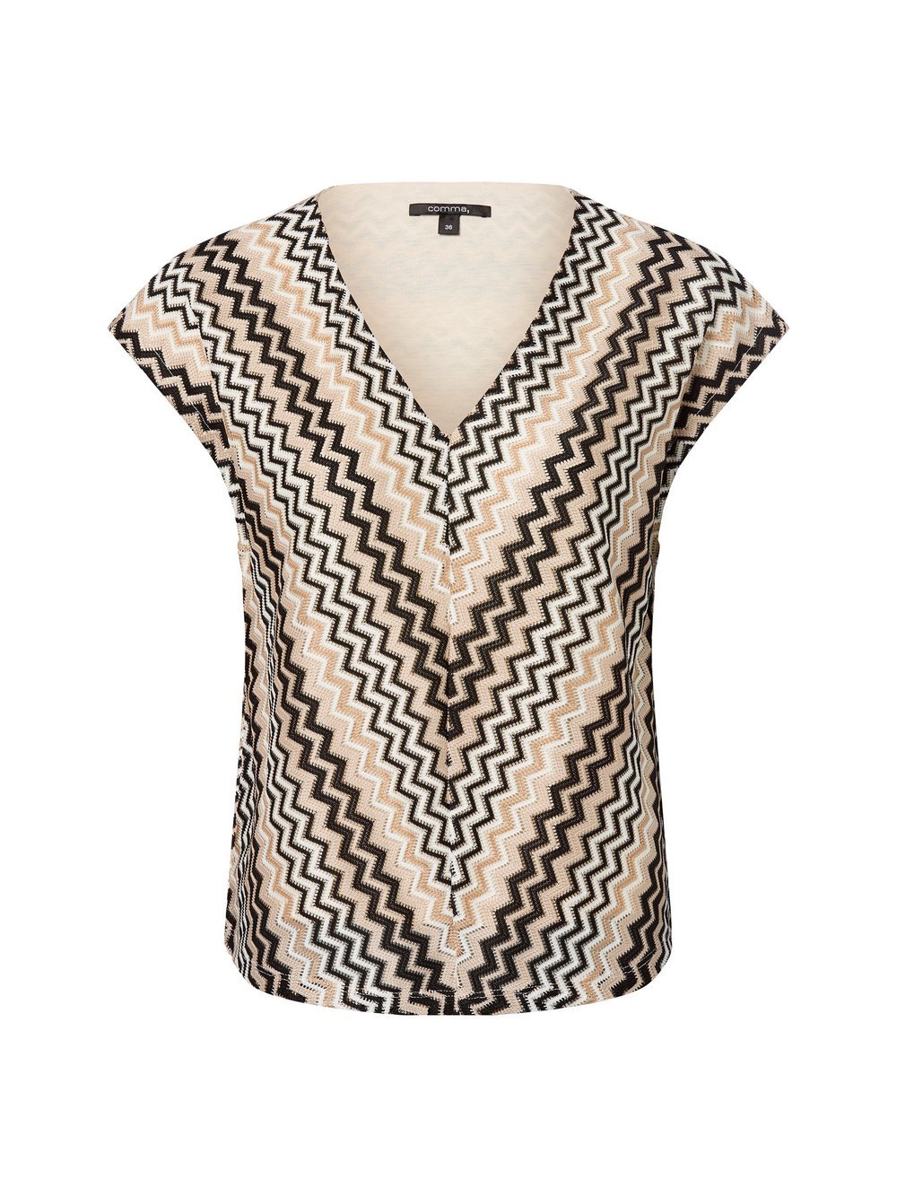 comma Shirt Damen mehrfarbig gemustert, 46