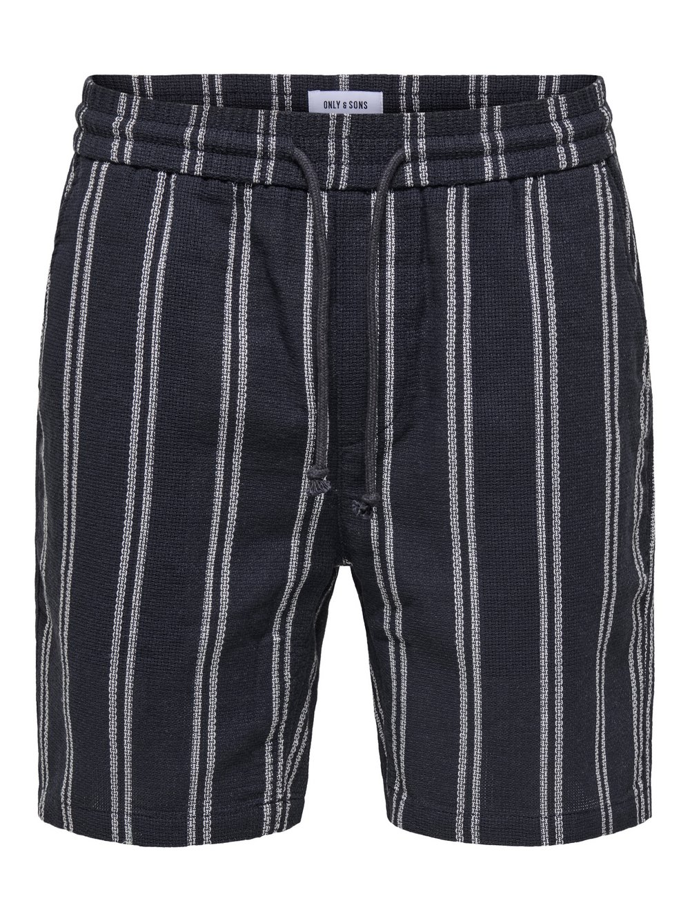 Only&Sons Shorts Herren Baumwolle blau gestreift, XL