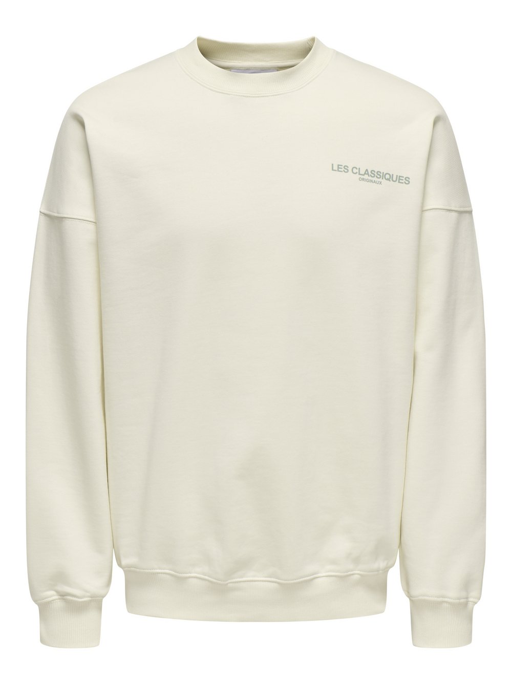Only&Sons Pullover Herren Baumwolle weiß bedruckt, XXL