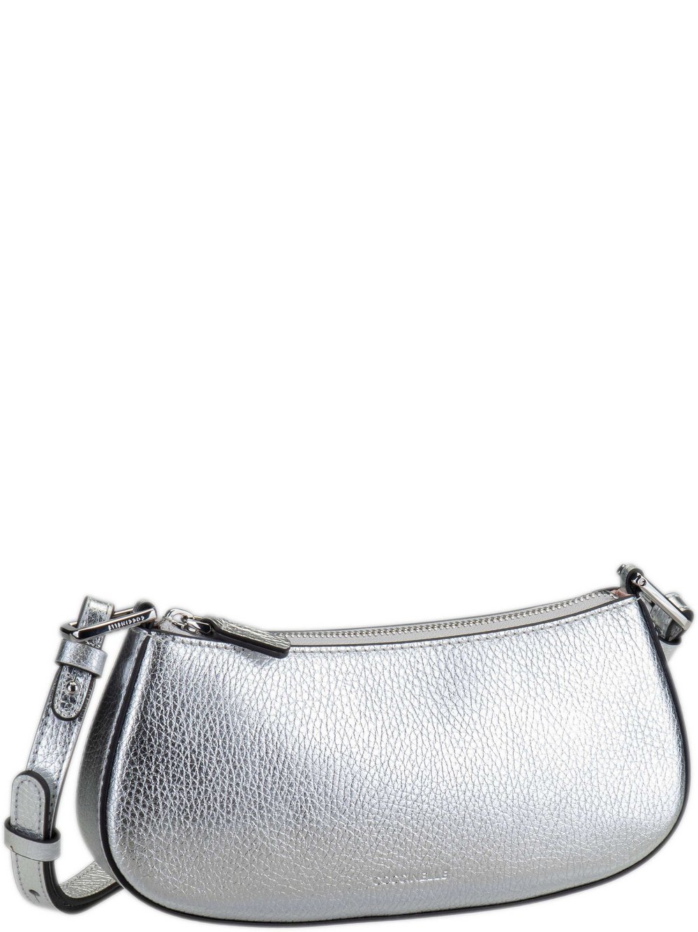 Coccinelle Umhängetasche Damen Leder silber, ONE SIZE