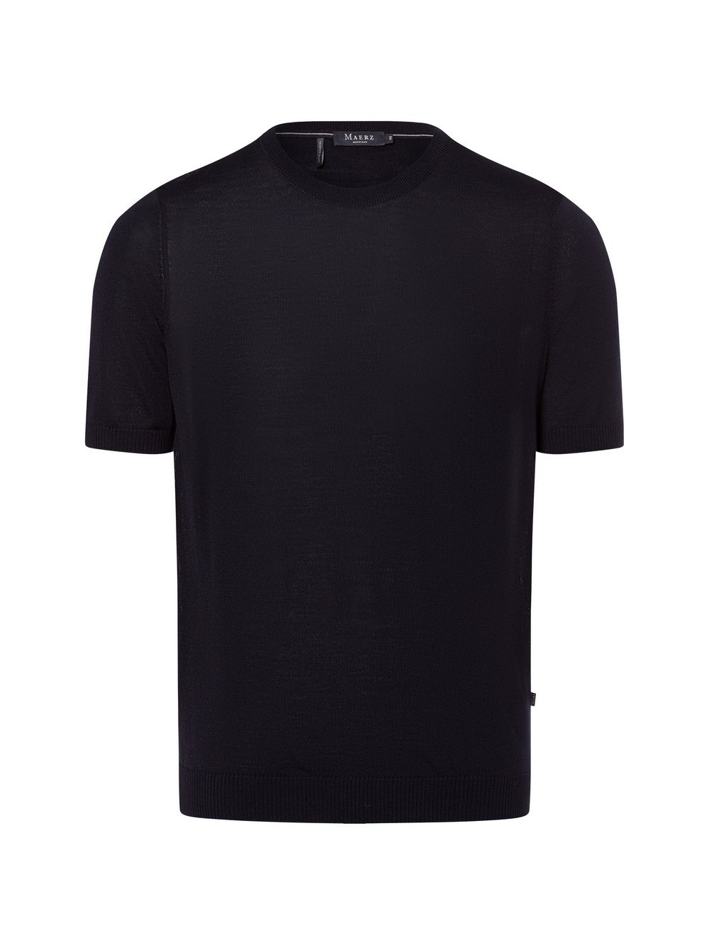 MAERZ Merino-Kurzarmpullover Herren blau, 54