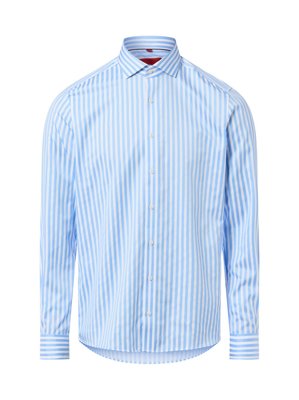 Finshley & Harding Hemd Herren Slim Fit Baumwolle mehrfarbig gestreift, 40