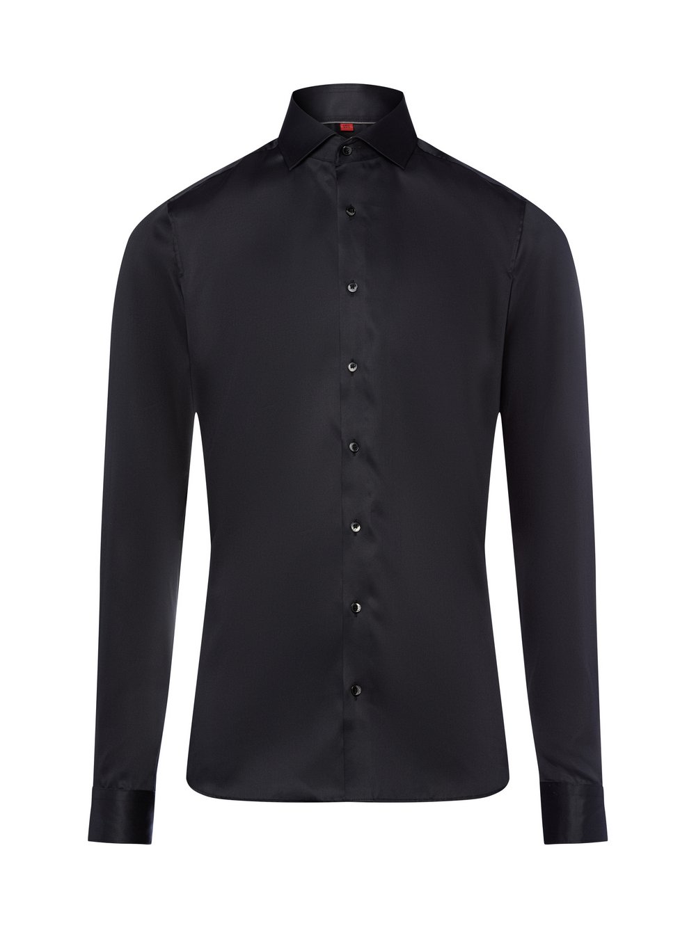 Finshley & Harding Businesshemd Herren Slim Fit Baumwolle schwarz, 41