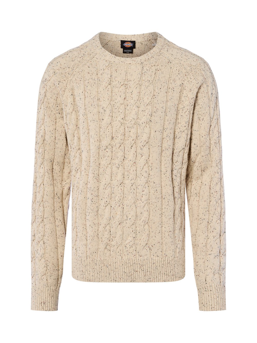 Dickies Strickpullover Herren Baumwolle beige strukturiert, XS