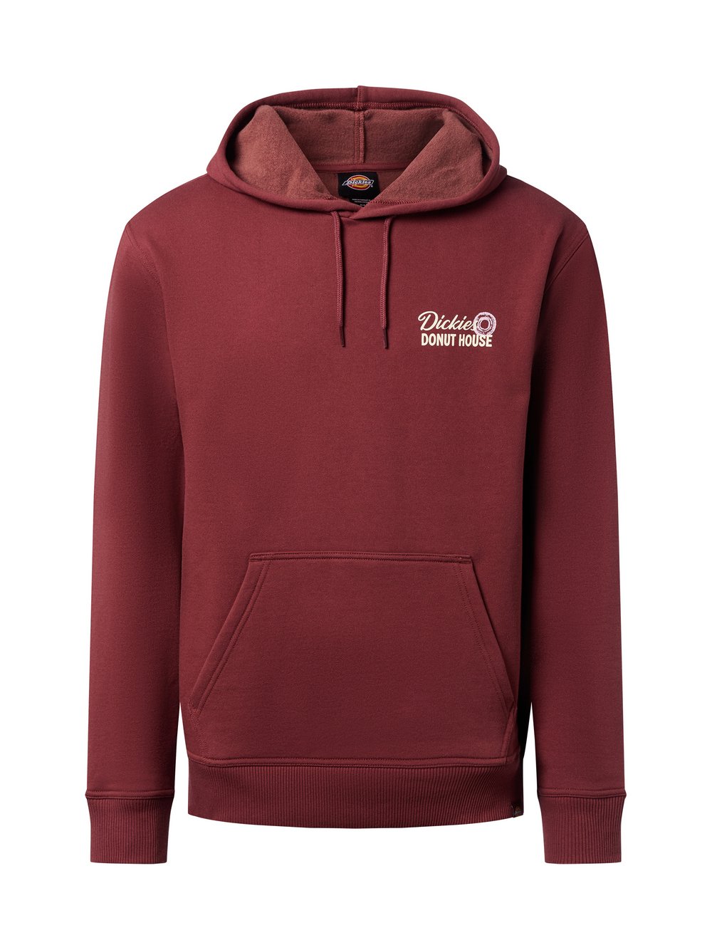 Thumbnail - Dickies Hoodie Herren Baumwolle rot bedruckt, L