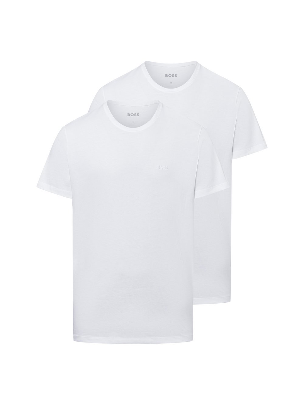 BOSS T-Shirt im 2er-Pack Herren Baumwolle weiß, L