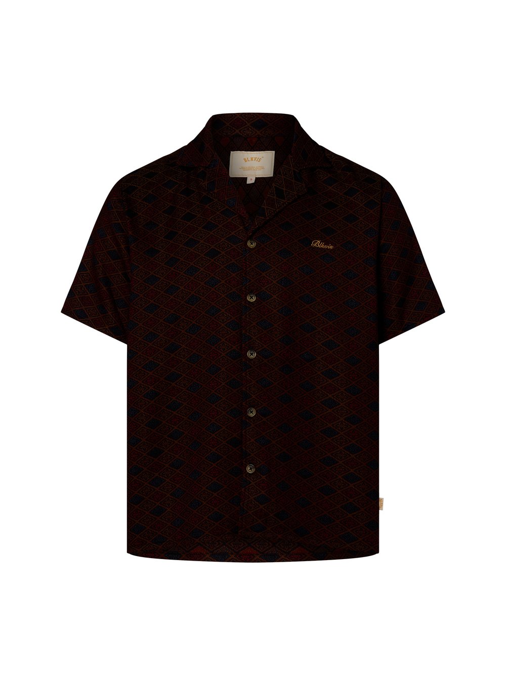 BLKVIS Hemd Herren Regular Fit mehrfarbig gemustert, M