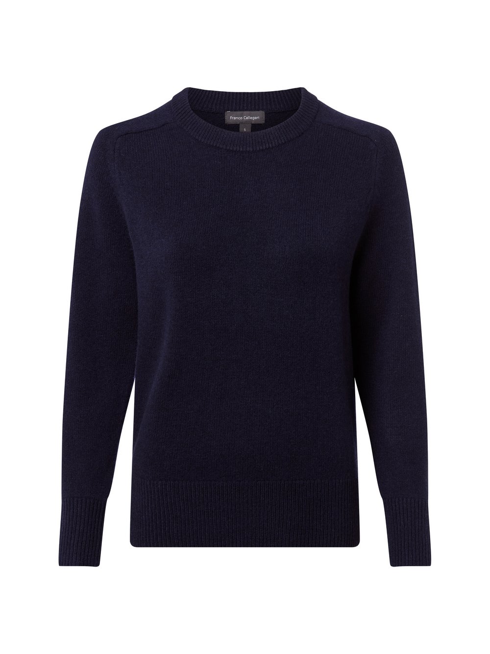 Franco Callegari Strickpullover aus Merino Damen Feinstrick blau, L