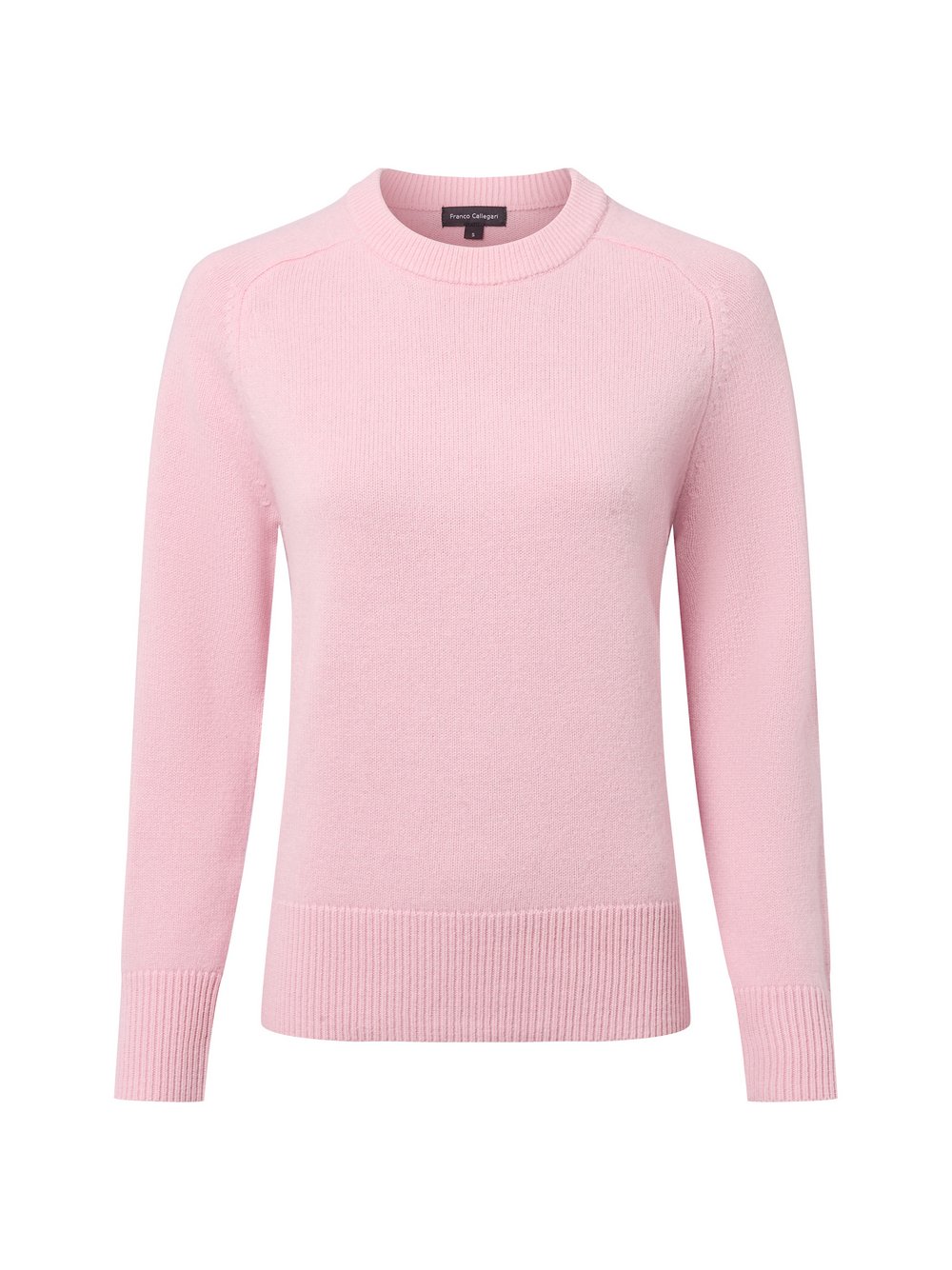 Franco Callegari Strickpullover aus Merino Damen Feinstrick rosa, XXL