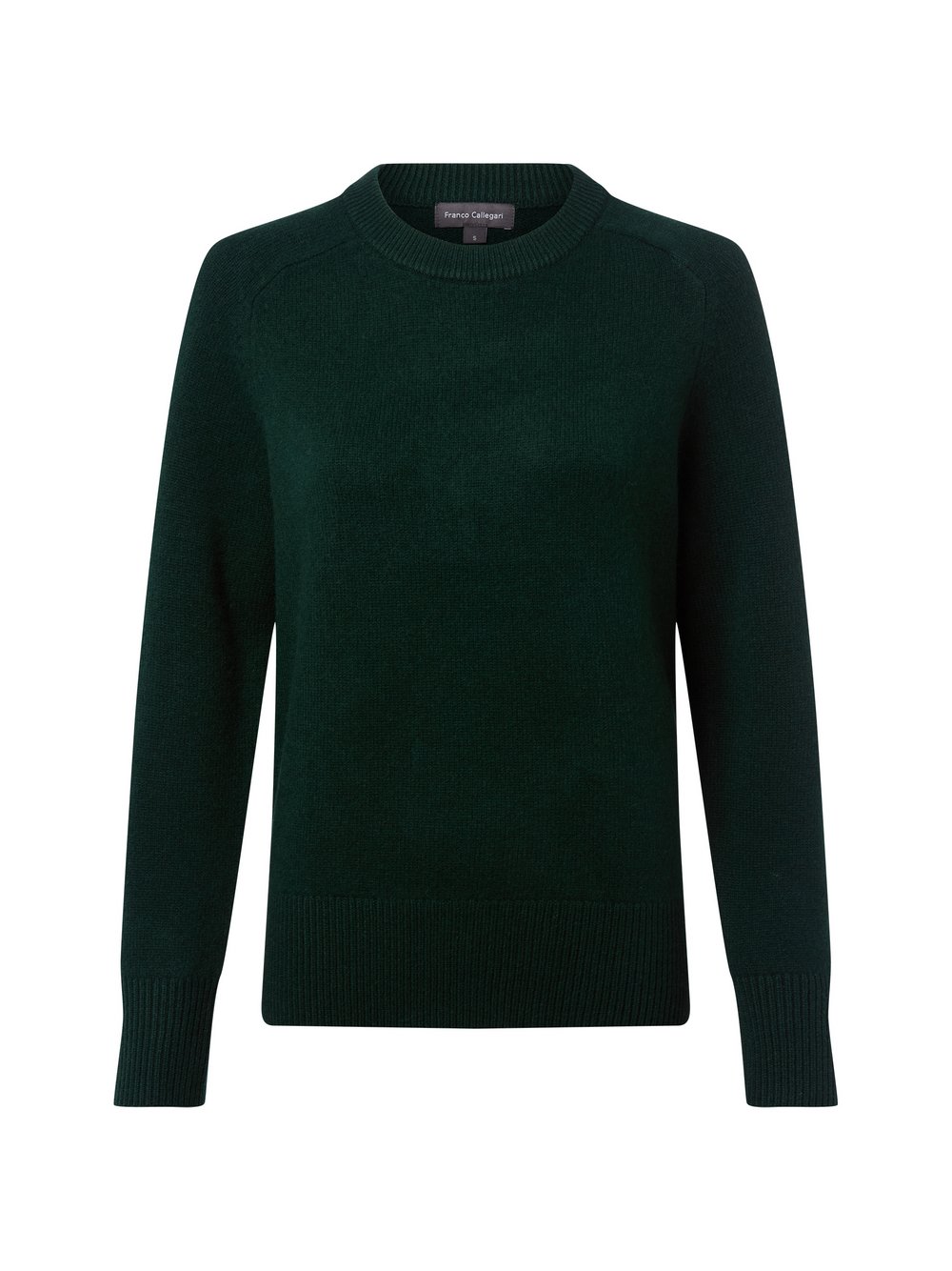 Franco Callegari Strickpullover aus Merino Damen Feinstrick grün, M