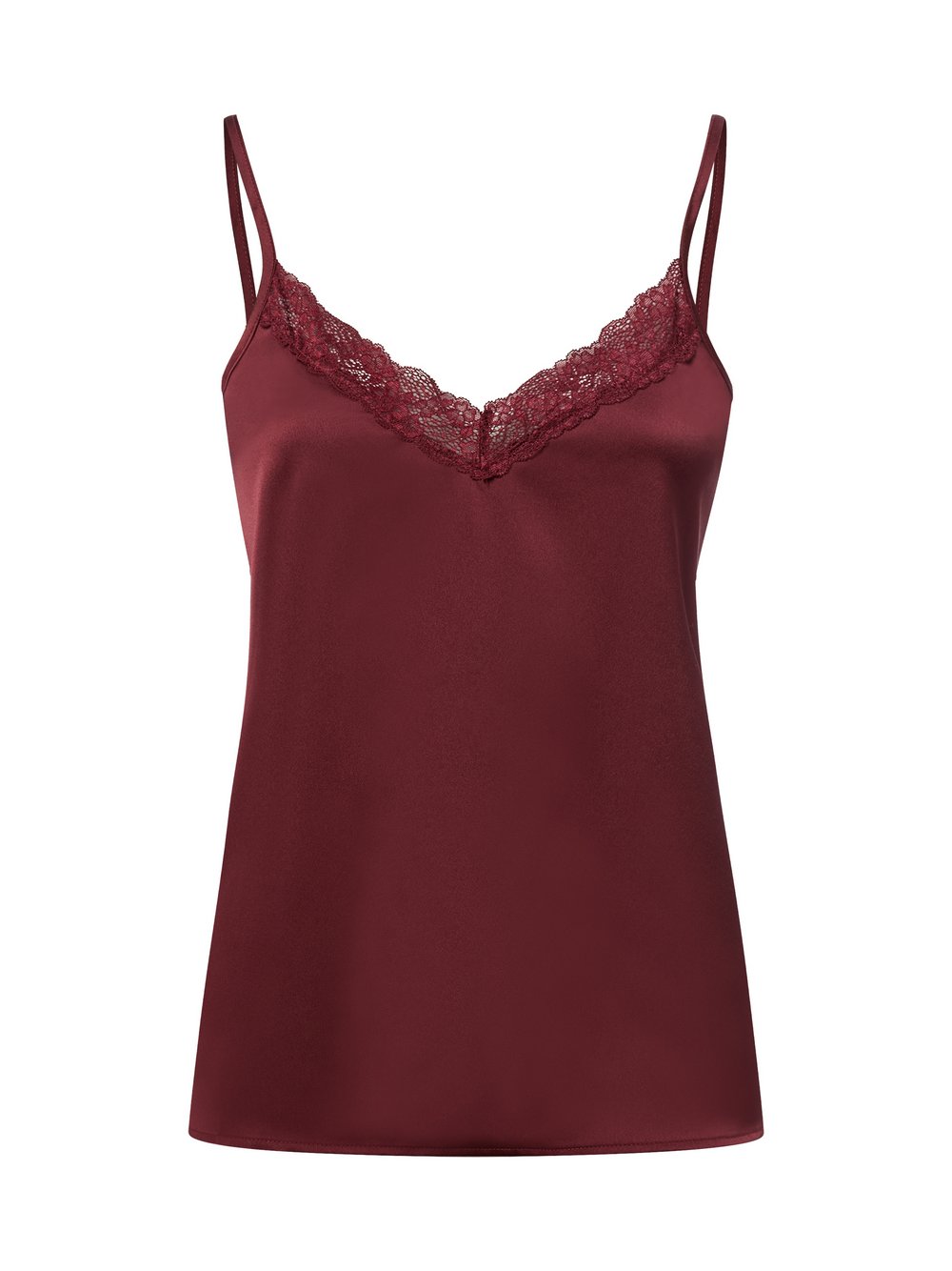 Marie Lund Pyjama-Top Damen rot, M