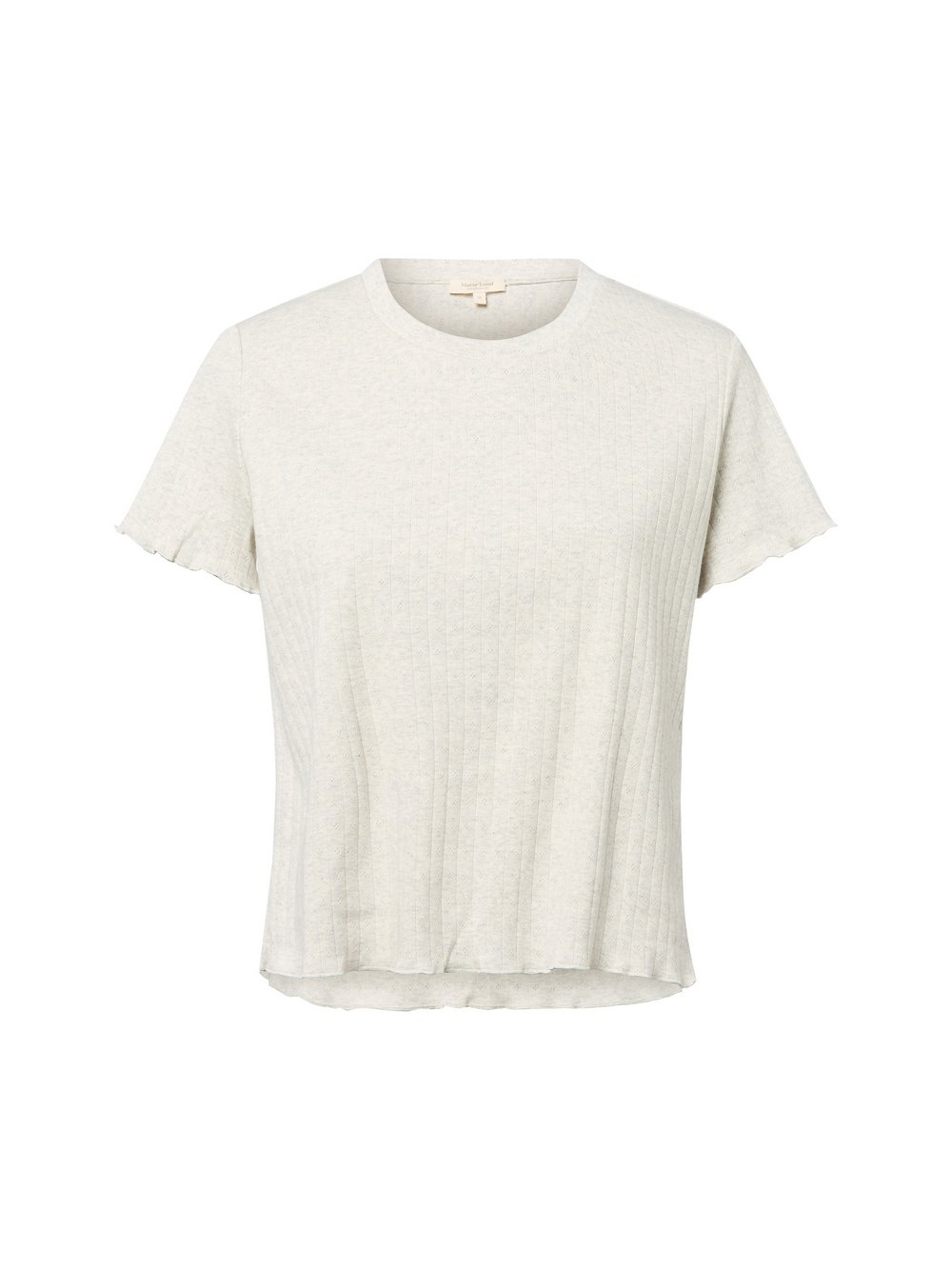 Marie Lund T-Shirt Damen Baumwolle grau meliert, XS