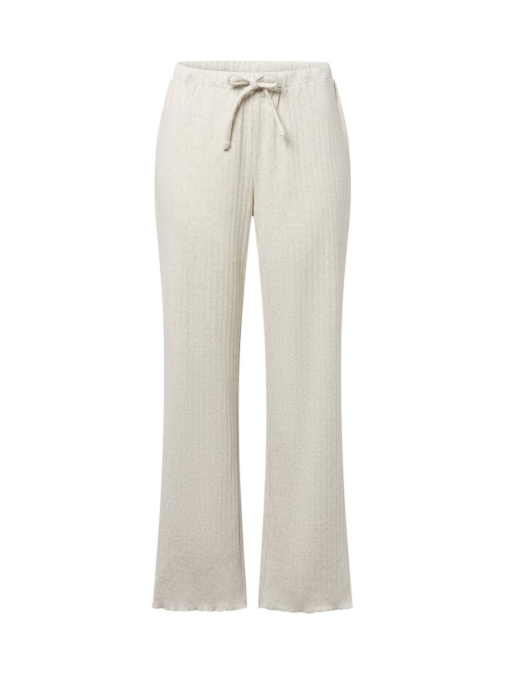 Marie Lund Pyjamahose Damen Baumwolle grau meliert, XS