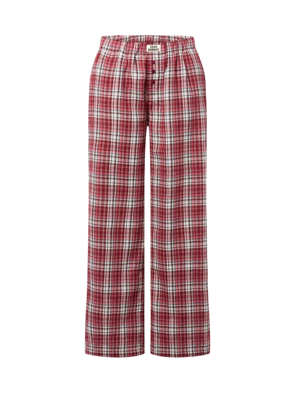 Marie Lund Pyjamahose Damen mehrfarbig kariert, XS