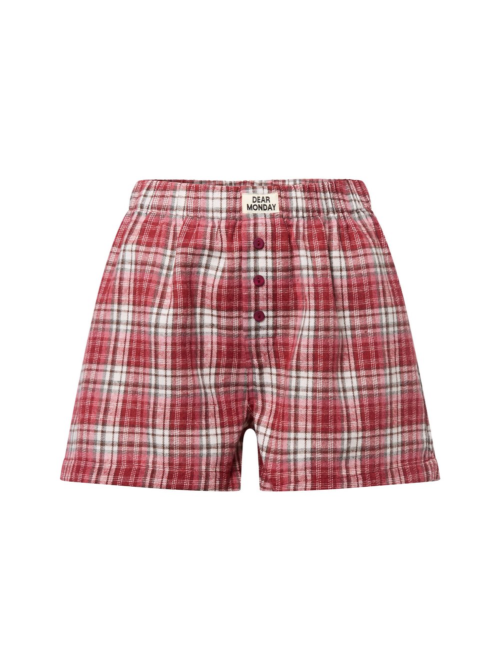 Marie Lund Pyjamashorts Damen mehrfarbig kariert, XS