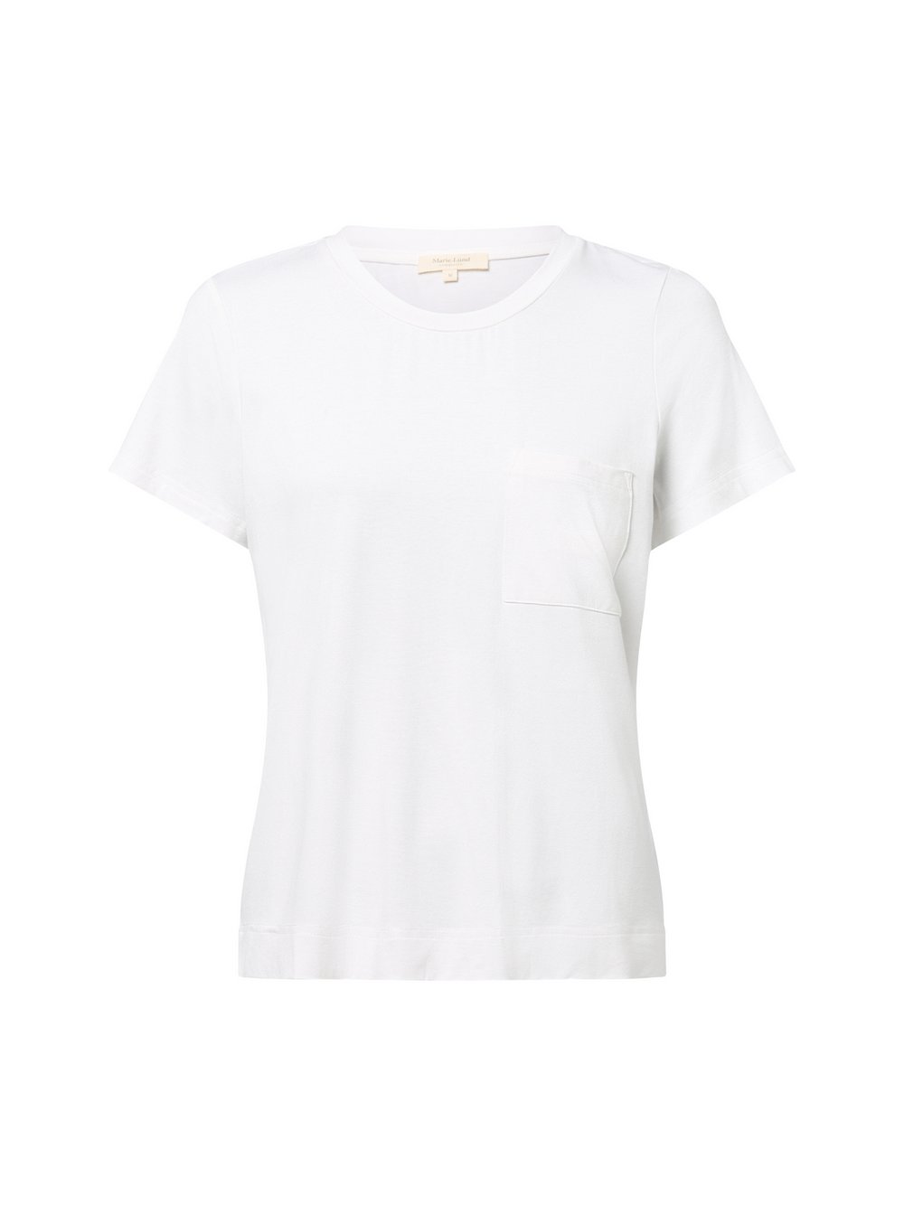 Marie Lund Pyjama-Shirt Damen Viskose weiß, L