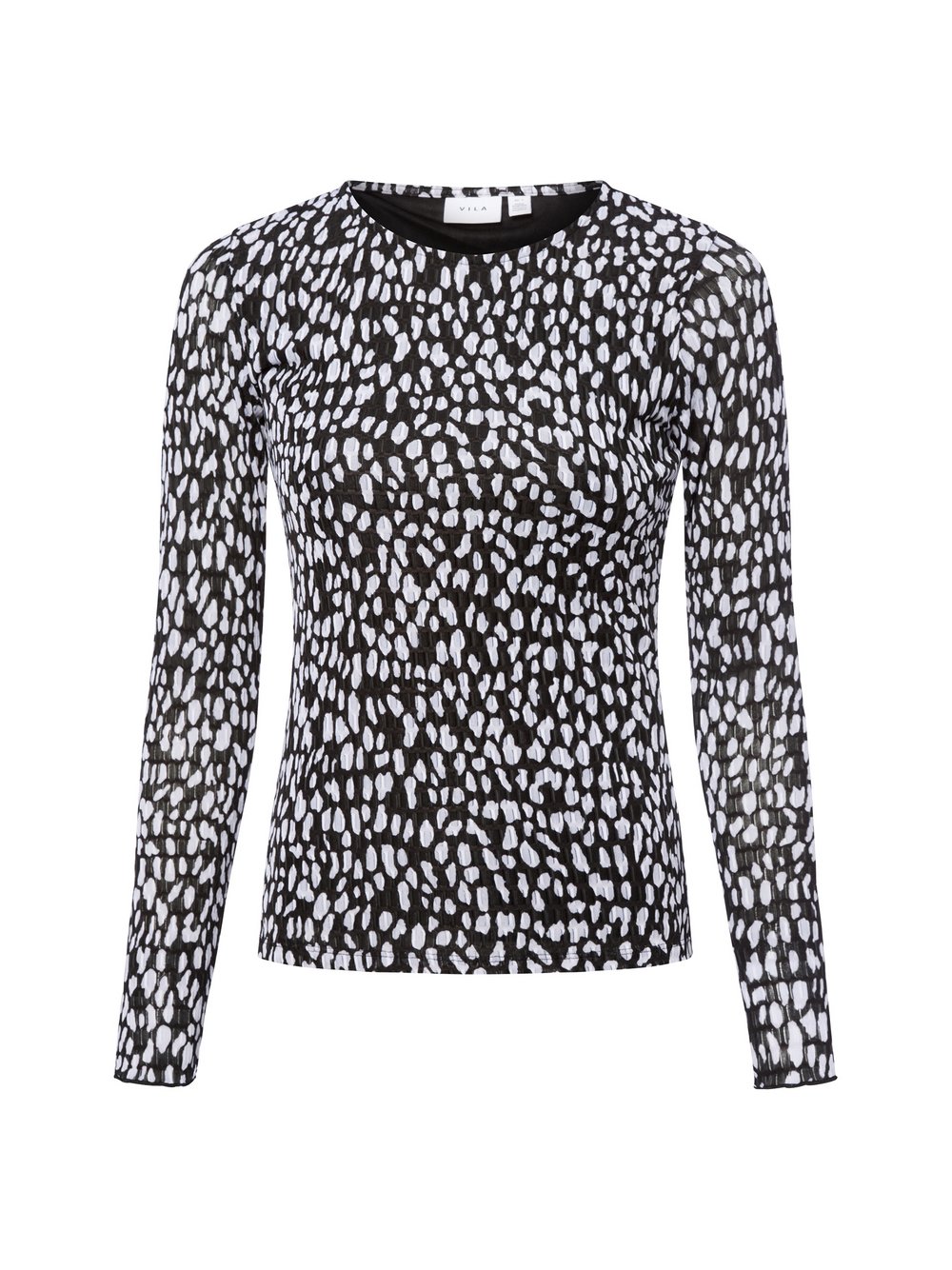 Vila Langarmshirt Damen mehrfarbig gemustert, XS