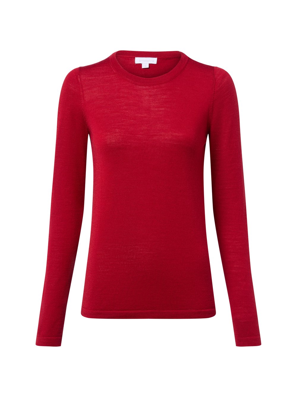 brookshire Wollpullover aus Merino Damen Wolle rot, M