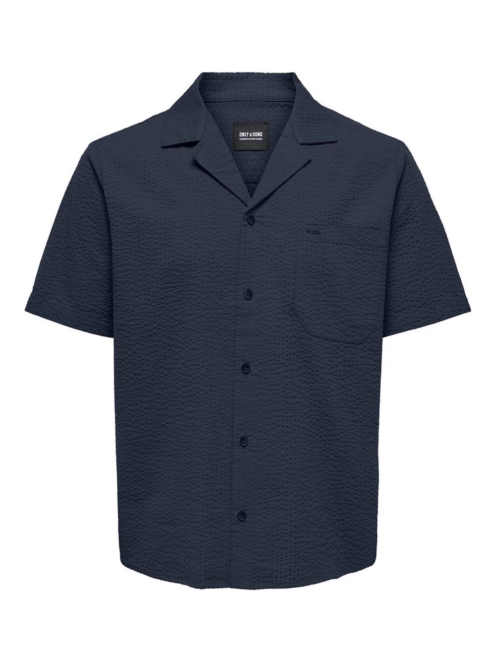 Thumbnail - Only&Sons Hemd Herren Regular Fit Baumwolle blau, S