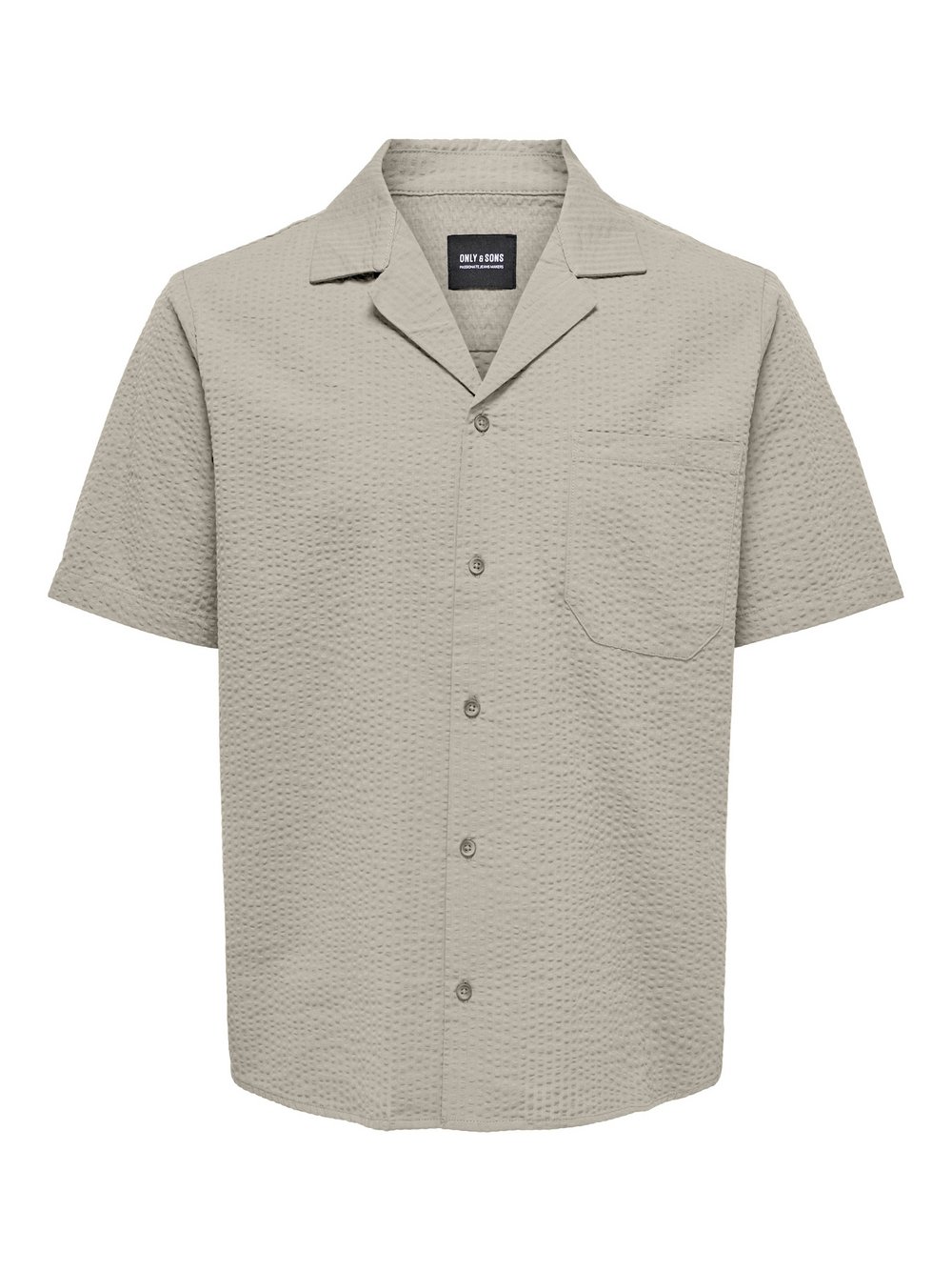 Thumbnail - Only&Sons Hemd Herren Regular Fit Baumwolle grau, XXL
