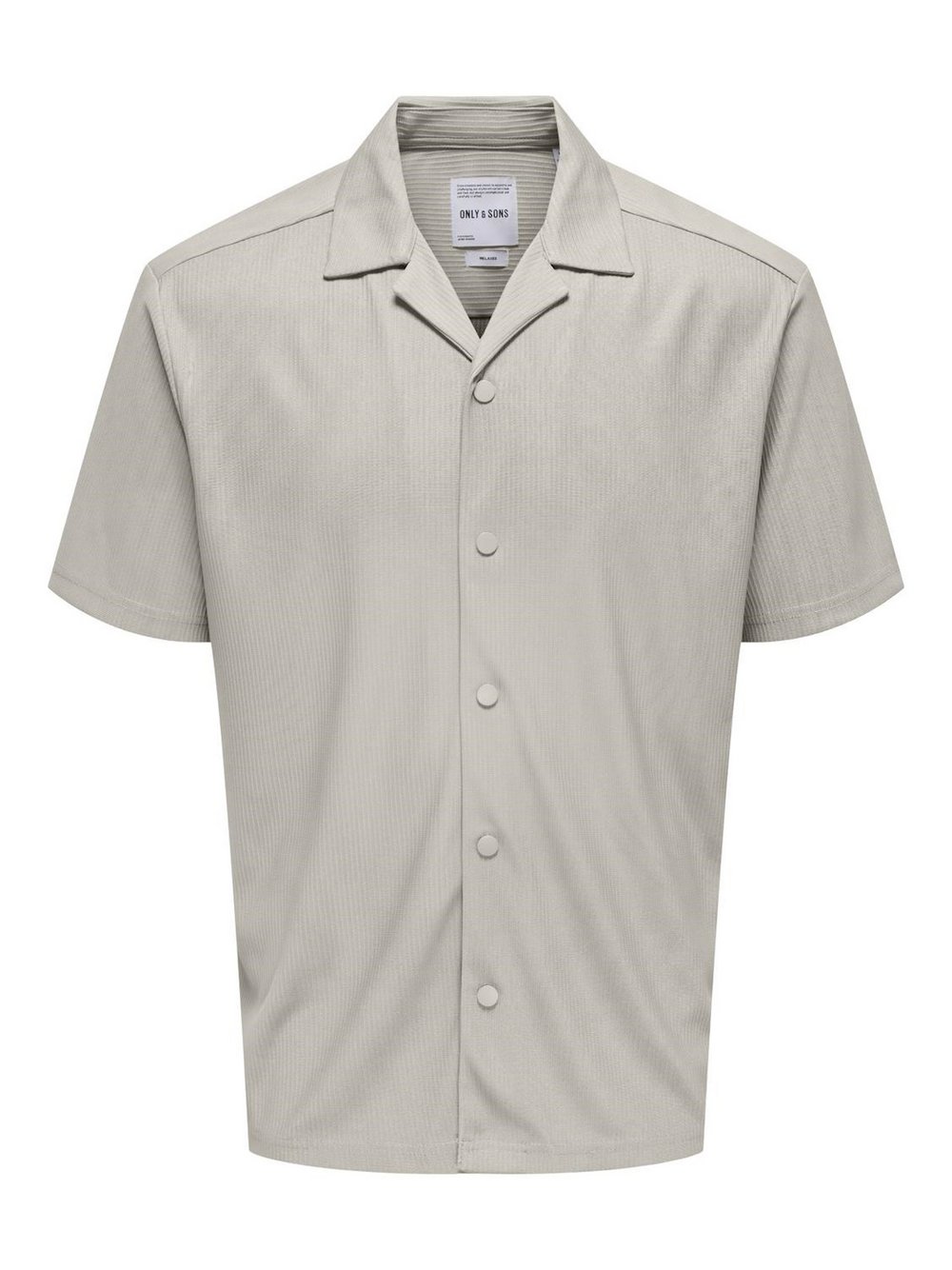 Only&Sons Hemd Herren Regular Fit grau, L