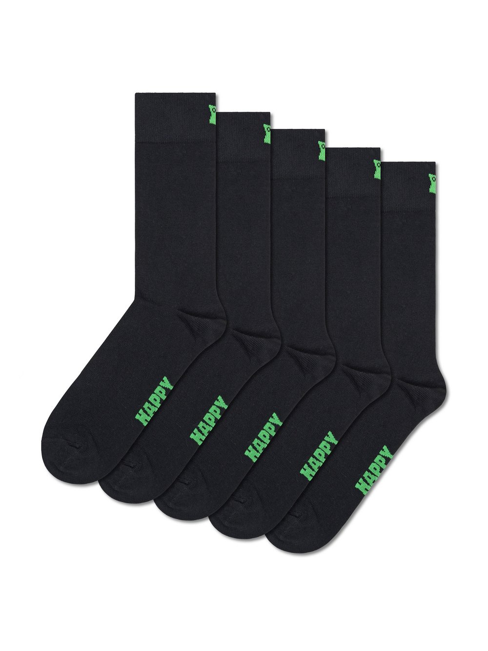 Thumbnail - Happy Socks Strümpfe Herren Baumwolle schwarz, 41-46