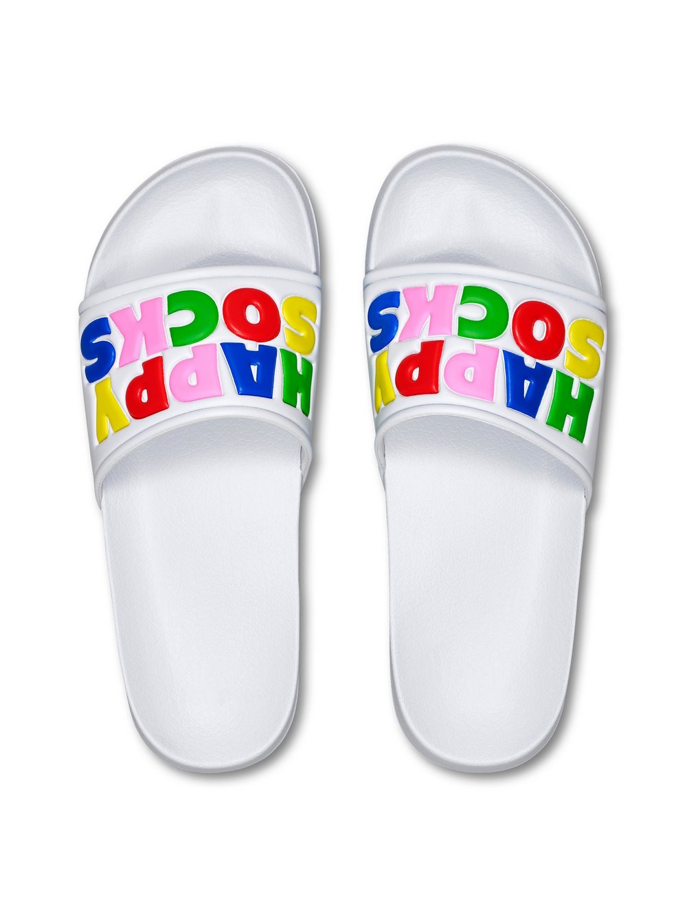 Happy Socks Sandalen Damen weiß gemustert, 4041