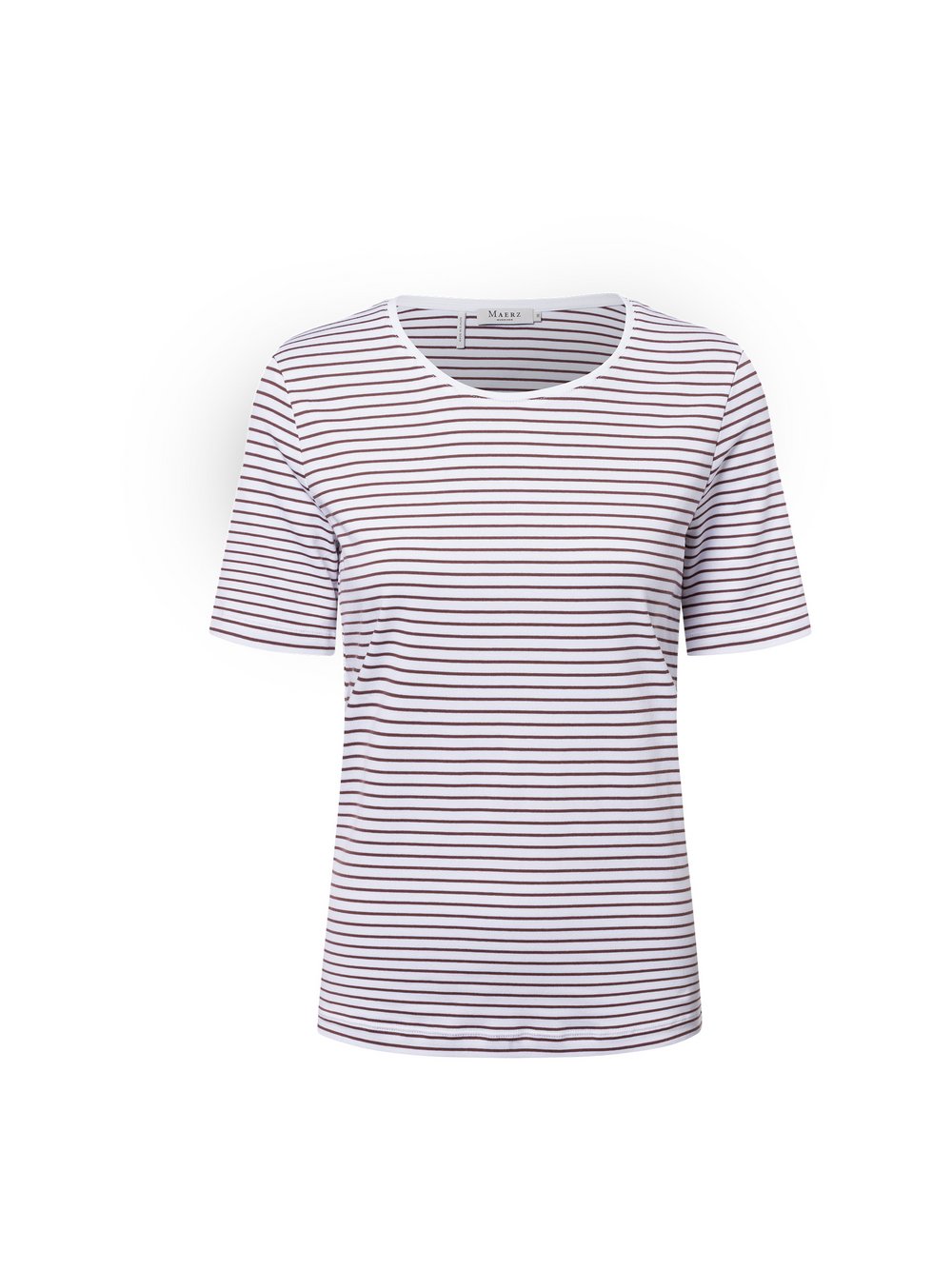 MAERZ T-Shirt Damen Baumwolle mehrfarbig gestreift, 42