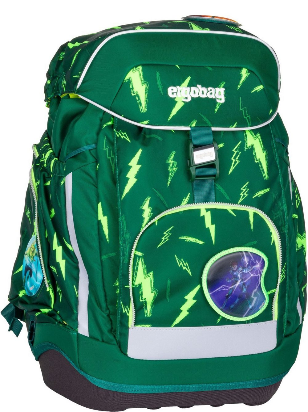 Thumbnail - ergobag Schulranzen Kinder grün, ONE SIZE
