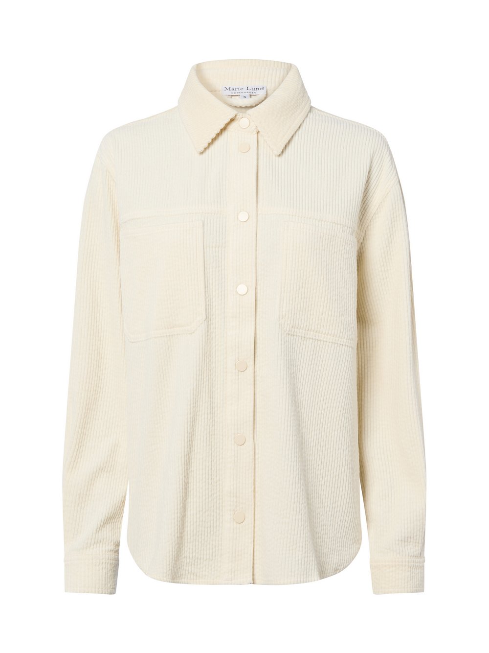 Marie Lund Overshirt Damen Cord weiß, XXL
