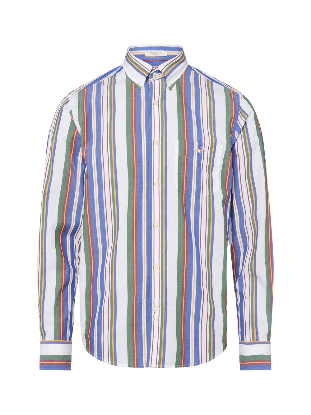 Gant Freizeithemd Herren Regular Fit Baumwolle mehrfarbig gestreift, M