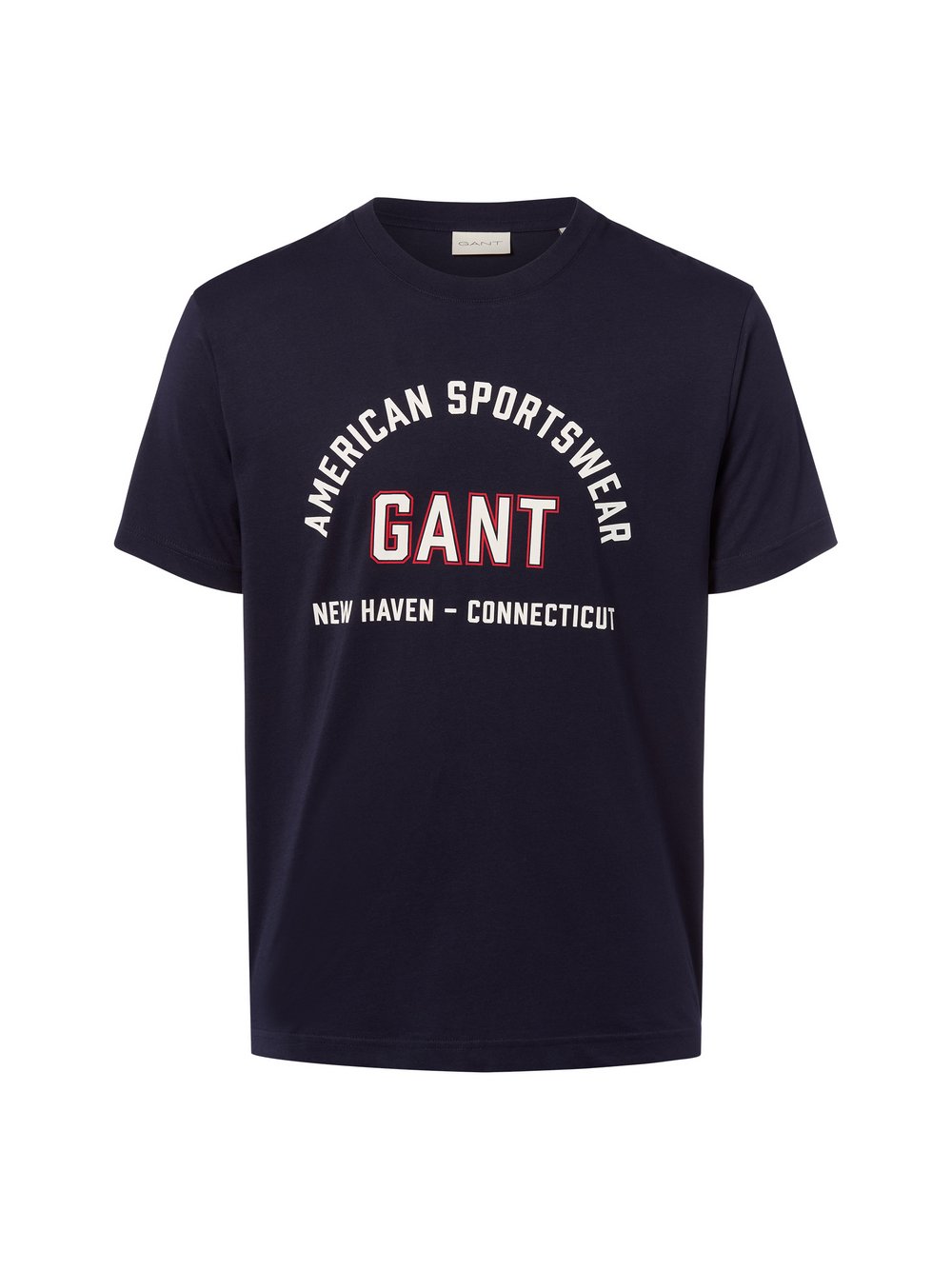 Gant T-Shirt Herren Jersey blau bedruckt, XXL