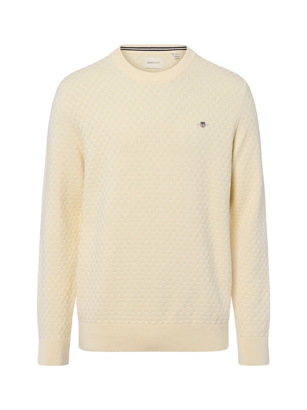 Gant Strickpullover Herren Baumwolle gelb, M