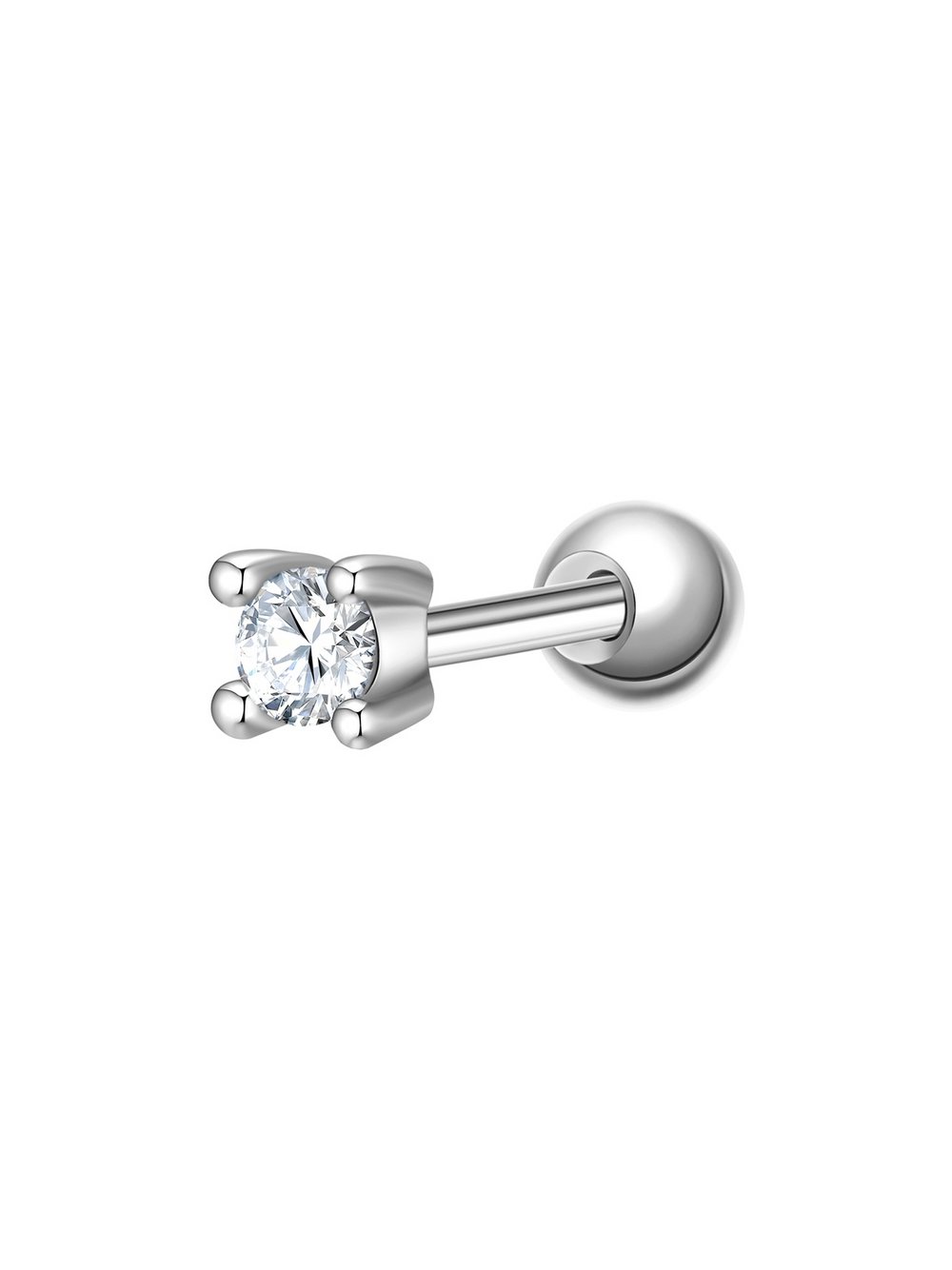Thumbnail - Glanzstücke München Silberpiercing - Damen Sterlingsilber silber, ONE SIZE