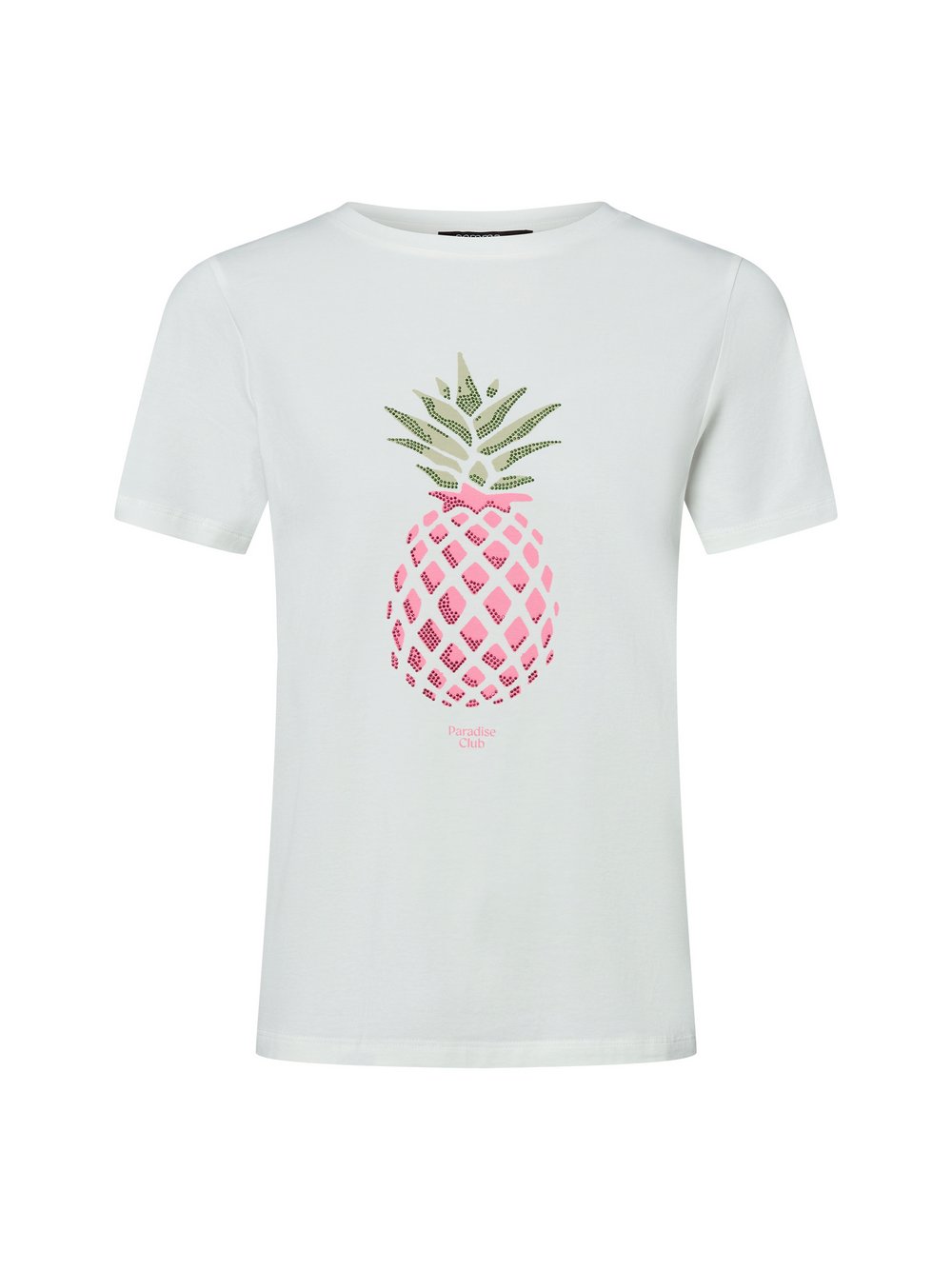 Thumbnail - comma T-Shirt Damen Baumwolle weiß bedruckt, 34