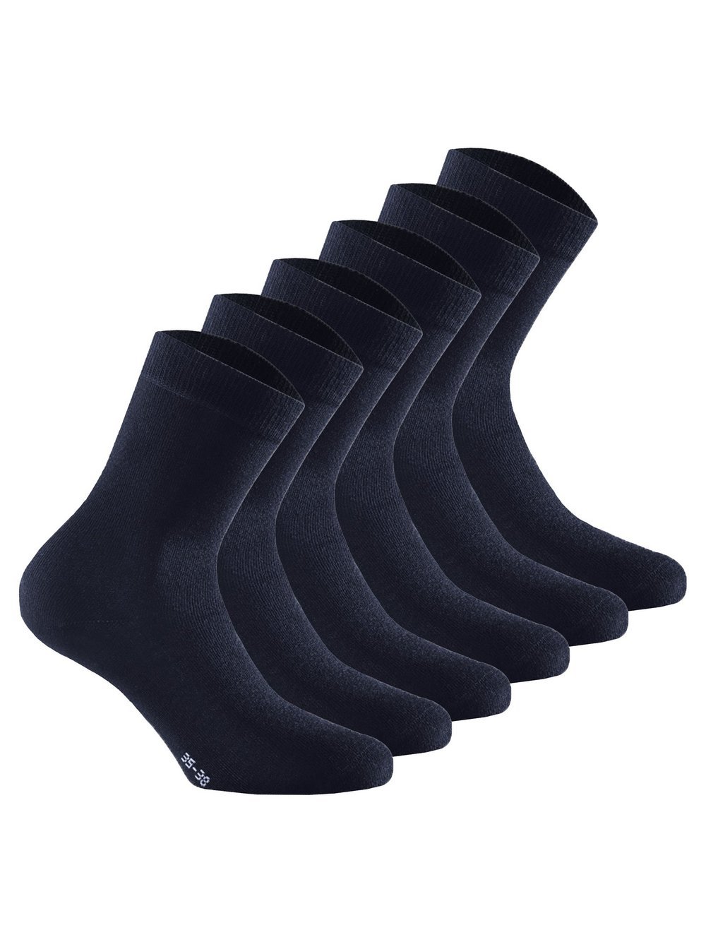 Rohner Socken 6er Pack Damen Viskose blau, 35-38