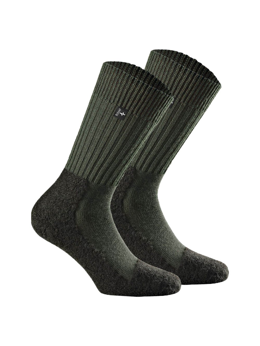 Rohner Socken 2er Pack Damen Wolle grün, 44-46