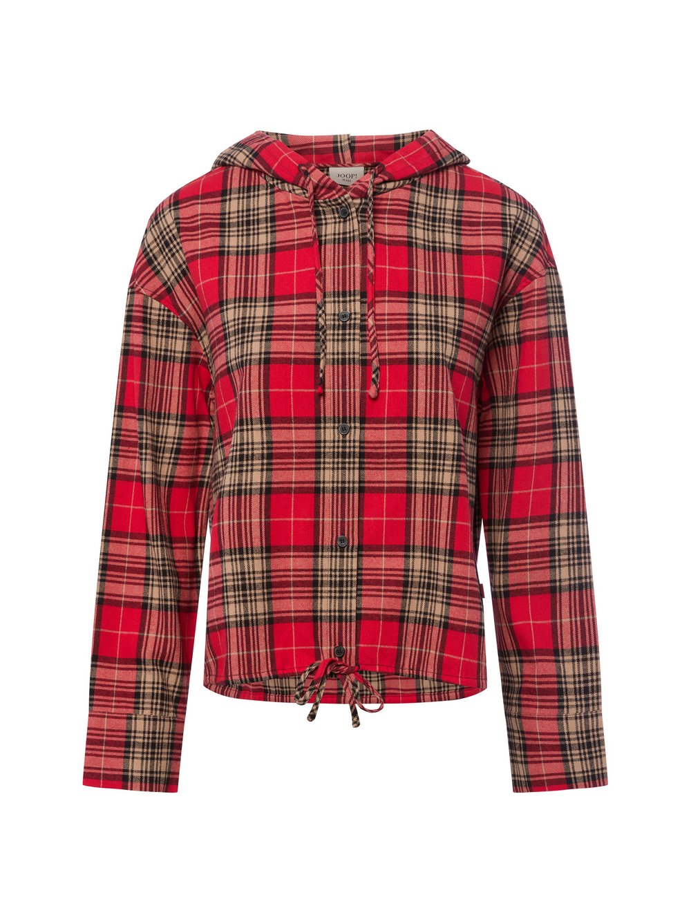 Thumbnail - Joop Jeans Bluse Damen Baumwolle mehrfarbig kariert, XS