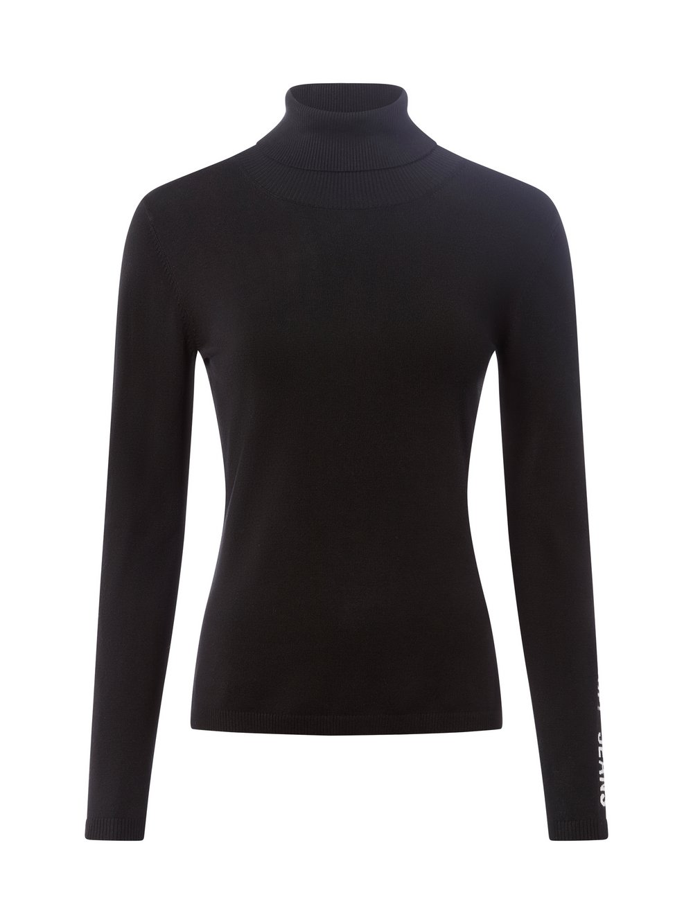 Joop Jeans Rollkragenpullover Damen Viskose schwarz, L