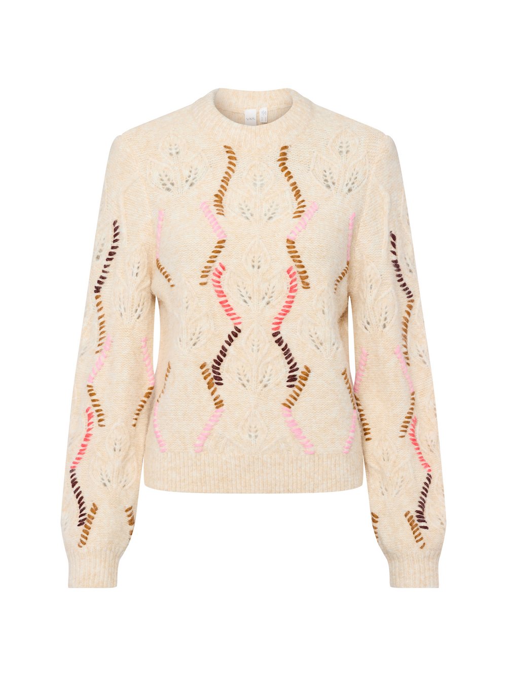 Y.A.S Strickpullover Damen mehrfarbig gemustert, XS