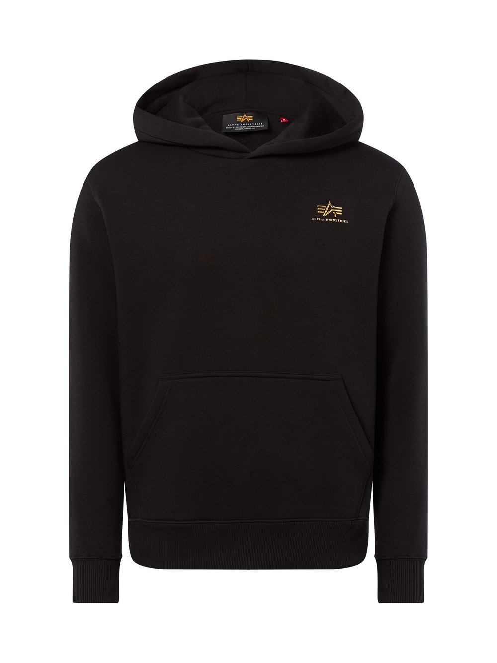 Alpha Industries Kapuzenpullover Herren Sweat schwarz, L
