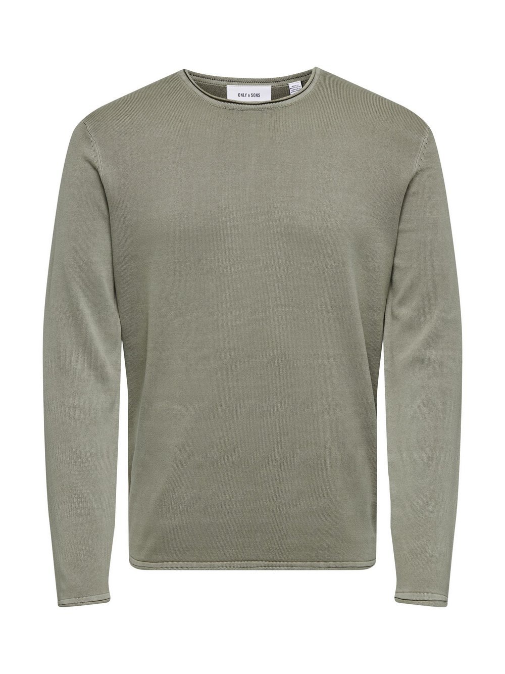 Only&Sons Pullover Herren Baumwolle grau, XXL